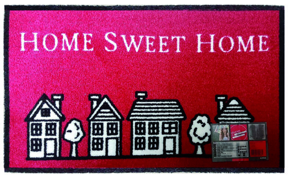 AMBIANCE 791 HOME SWEET HOME RED 50X75