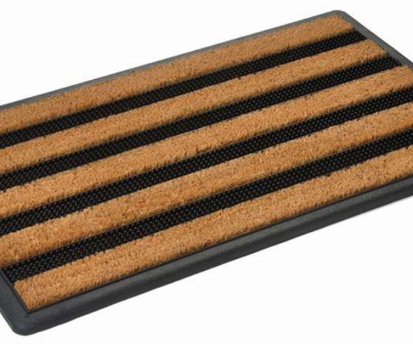 Sdim Πατάκι Εισόδου από Κοκοφοίνικα  και Καουτσούκ με Αντιολισθητικό Υπόστρωμα Costa 005 Natural 45×75εκ.