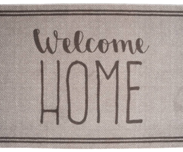 Sdim Πατάκι Εισόδου Μοκέτα με Αντιολισθητικό Υπόστρωμα Mondial 062 Welcome Home Beige 50×75εκ. Πάχους 8mm